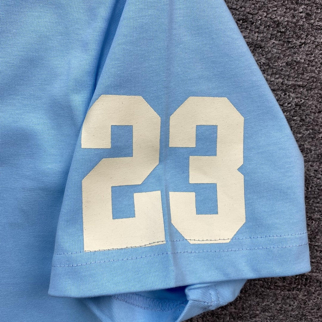 Remera Amiri Collegiate Azul Celeste