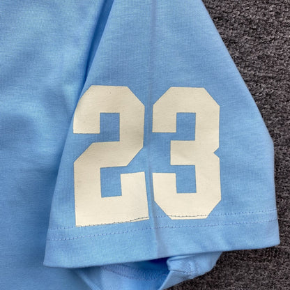 Remera Amiri Collegiate Azul Celeste