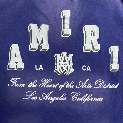 Remera Amiri Collegiate Azul