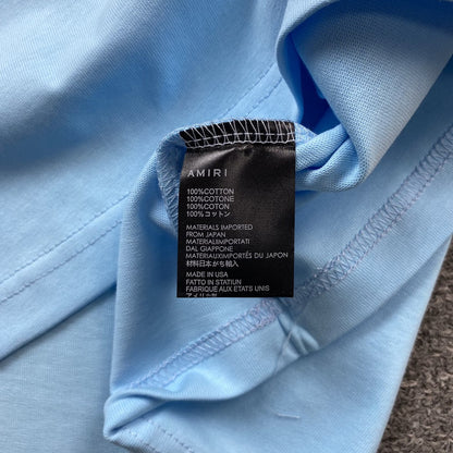 Remera Amiri Collegiate Azul Celeste
