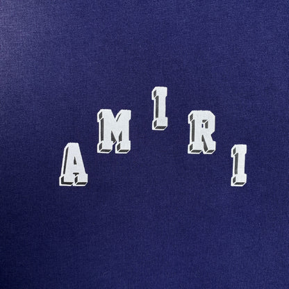 Remera Amiri Collegiate Azul