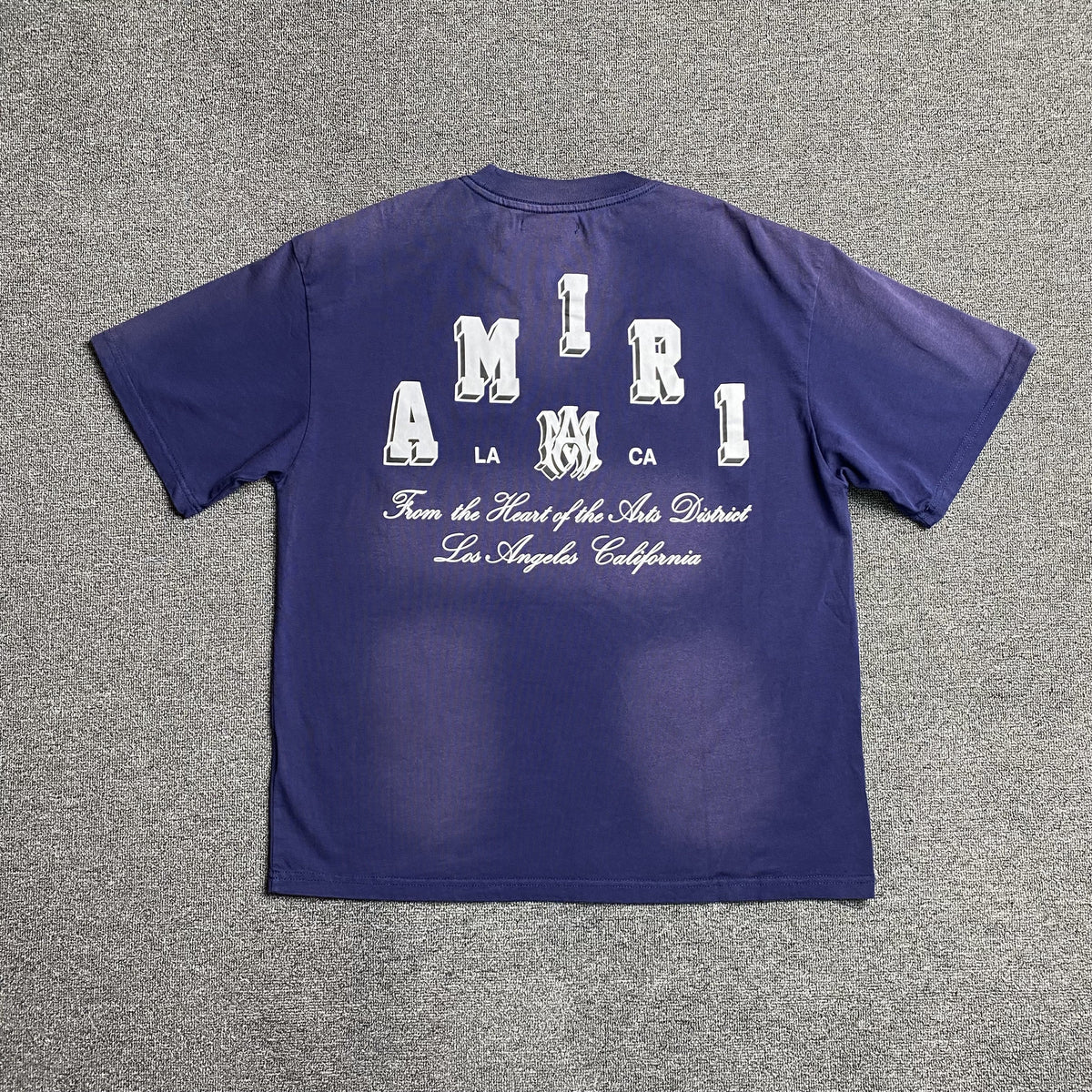 Remera Amiri Collegiate Azul