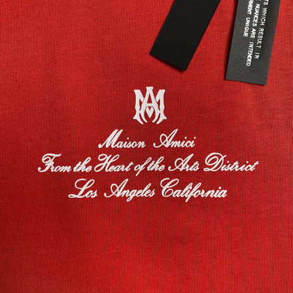 Remera Amiri Collegiate Roja