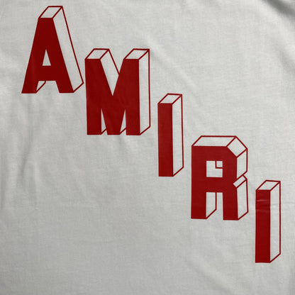Remera Amiri Collegiate Blanca