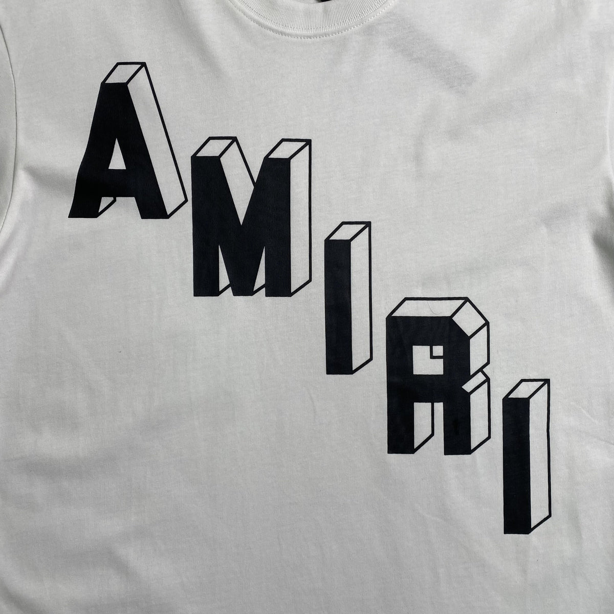 Remera Amiri Collegiate Blanca