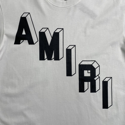 Remera Amiri Collegiate Blanca