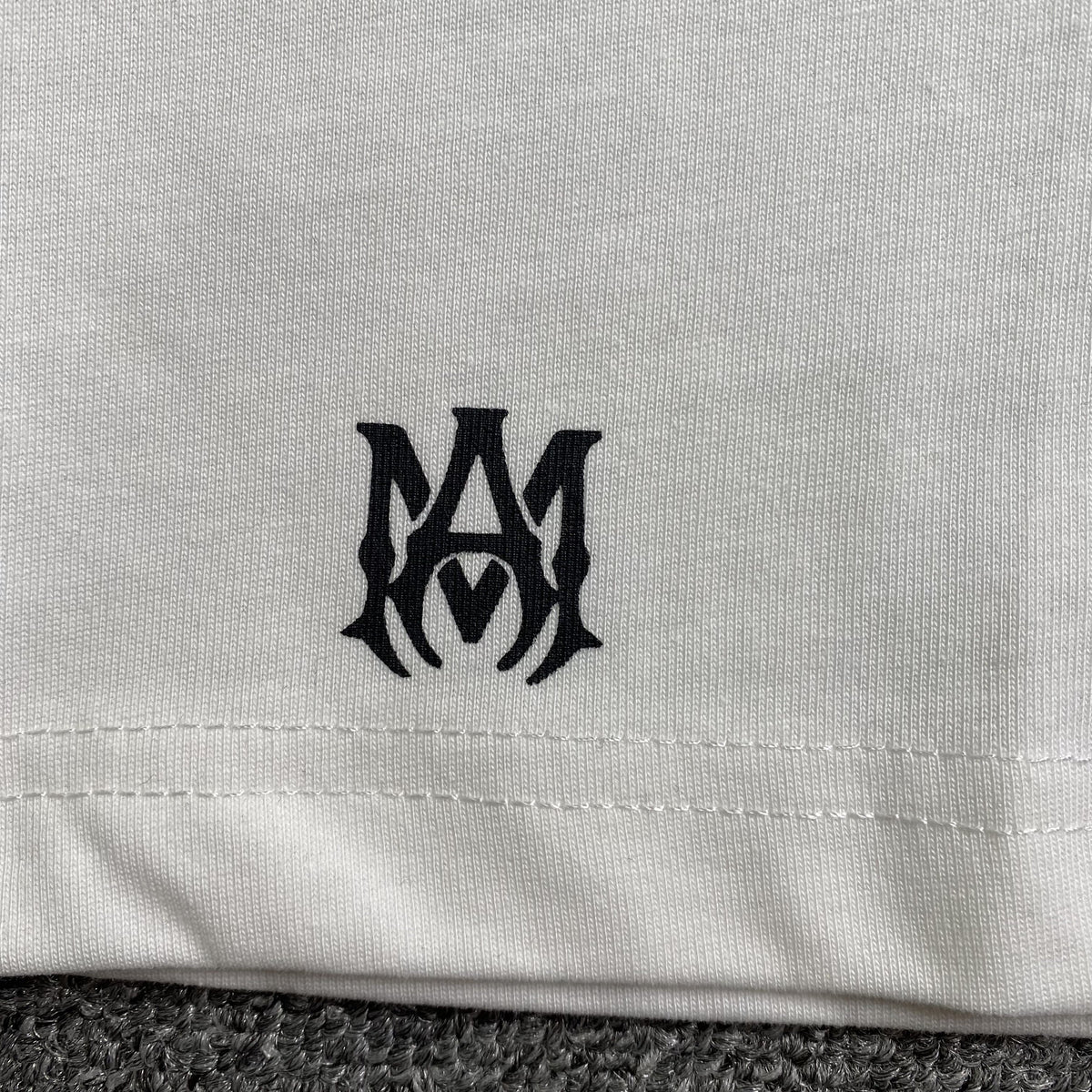 Remera Amiri Collegiate Blanca