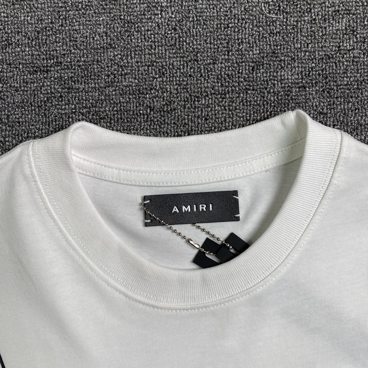 Remera Amiri Collegiate Blanca