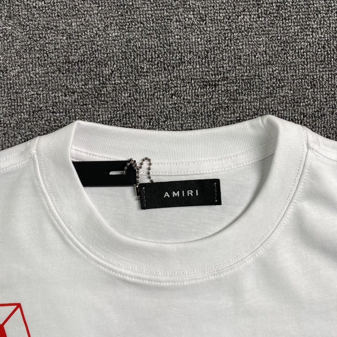 Remera Amiri Collegiate Blanca