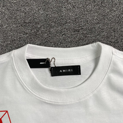 Remera Amiri Collegiate Blanca
