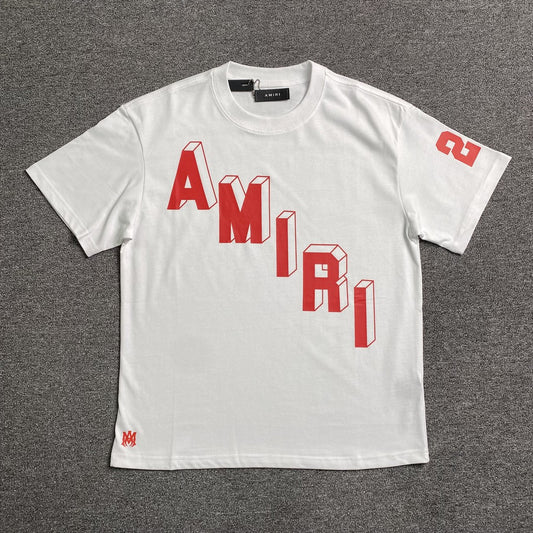 Remera Amiri Collegiate Blanca