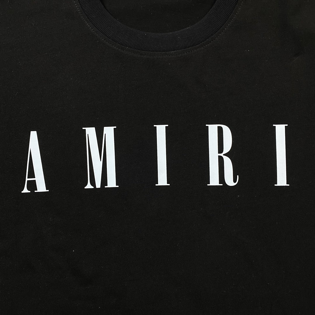 Remera Amiri Core Logo Negra