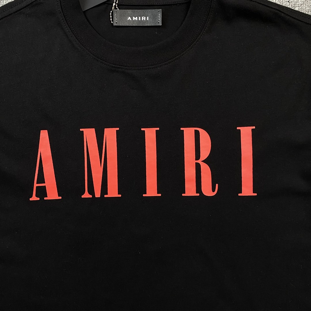 Remera Amiri Core Logo Negra