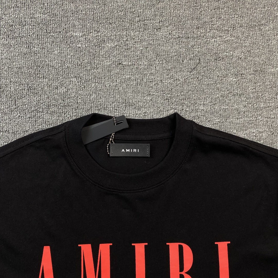 Remera Amiri Core Logo Negra