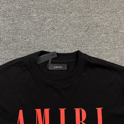 Remera Amiri Core Logo Negra