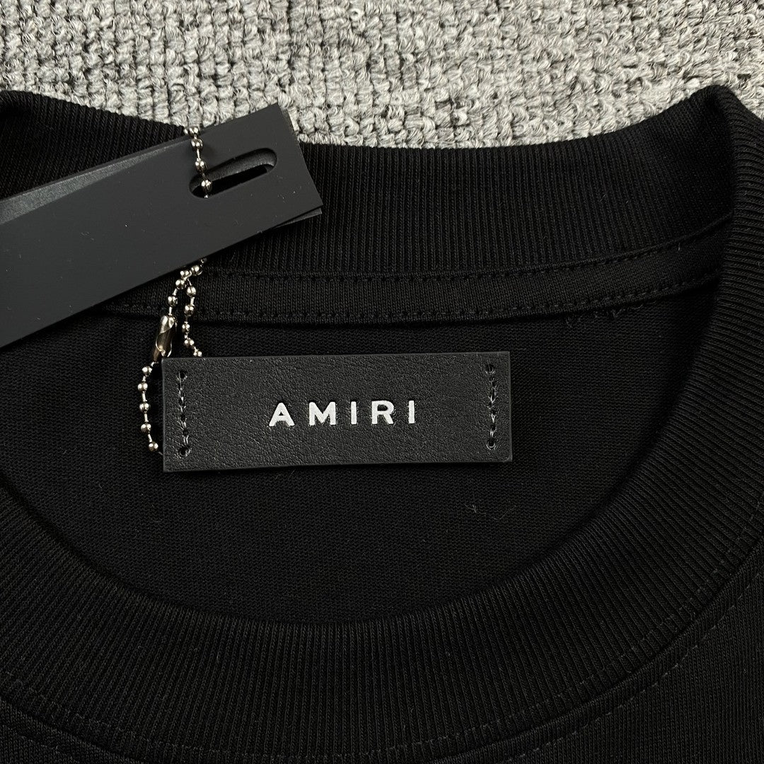 Remera Amiri Core Logo Negra