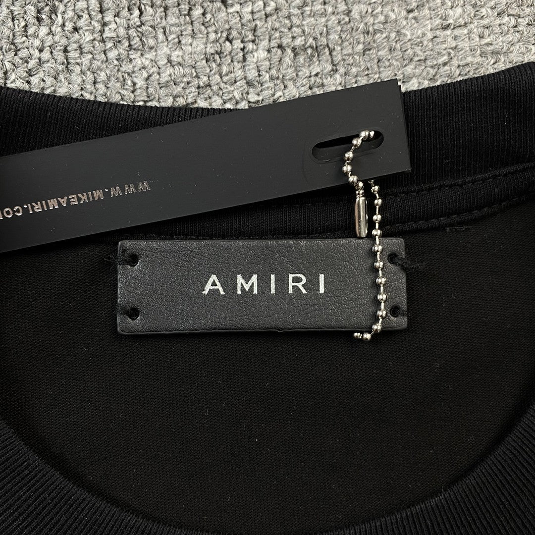 Remera Amiri Core Logo Negra
