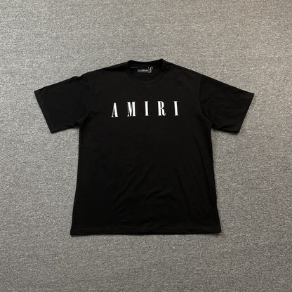 Remera Amiri Core Logo Negra