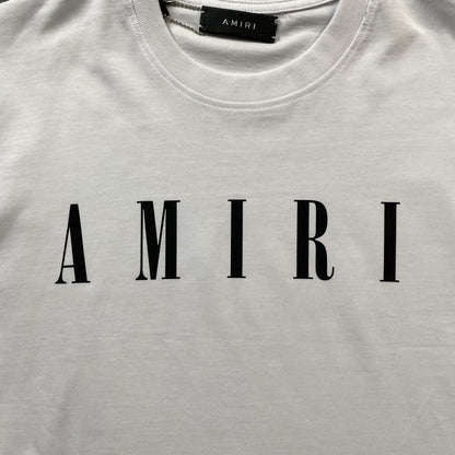 Remera Amiri Core Logo Blanca