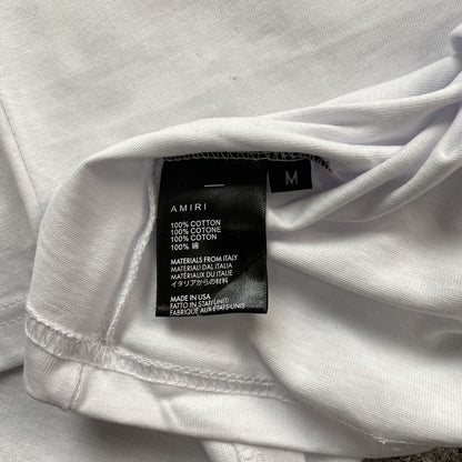 Remera Amiri Core Logo Blanca