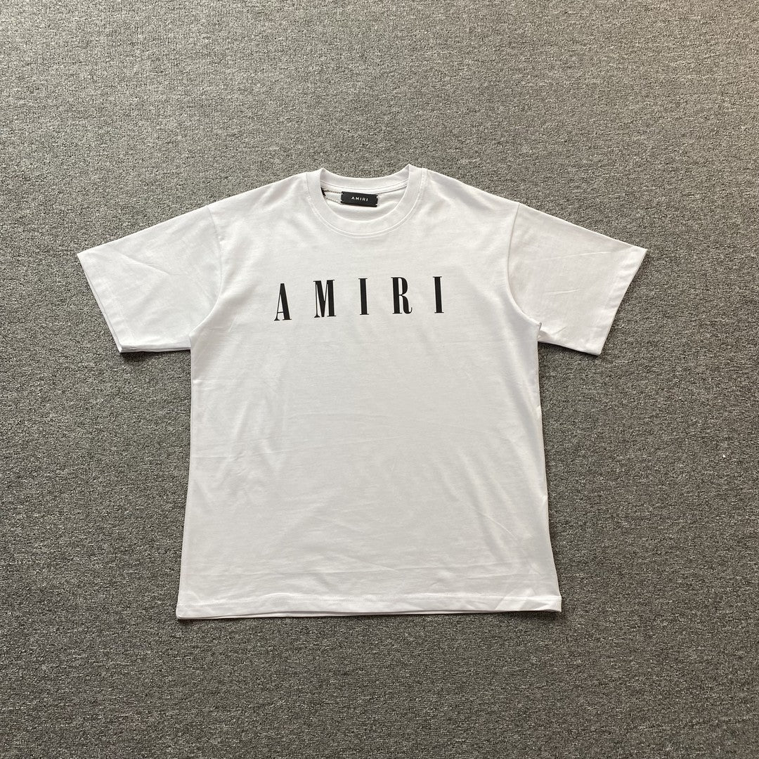 Remera Amiri Core Logo Blanca