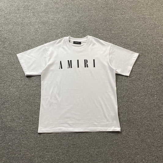 Remera Amiri Core Logo Blanca