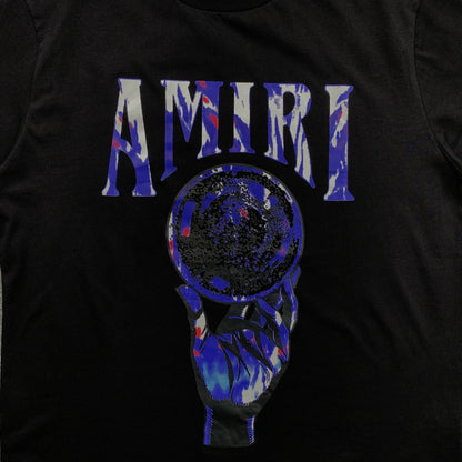 Remera Amiri Crystal Ball Negra