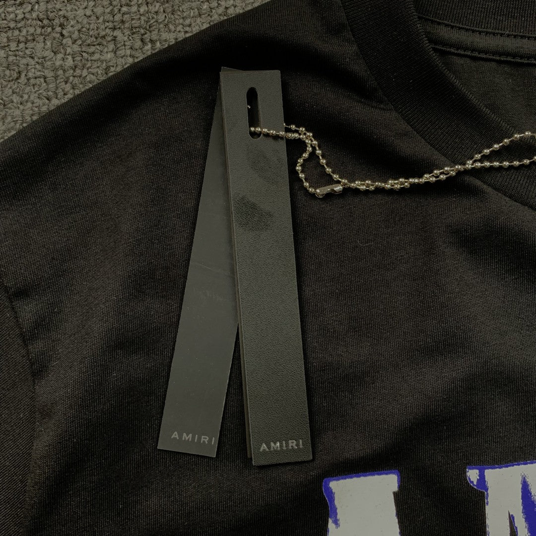 Remera Amiri Crystal Ball Negra