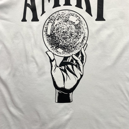 Remera Amiri Crystal Ball Blanca