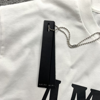 Remera Amiri Crystal Ball Blanca