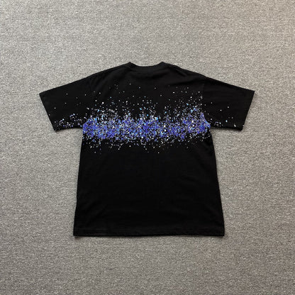 Remera Amiri Crystal Core Logo Negra