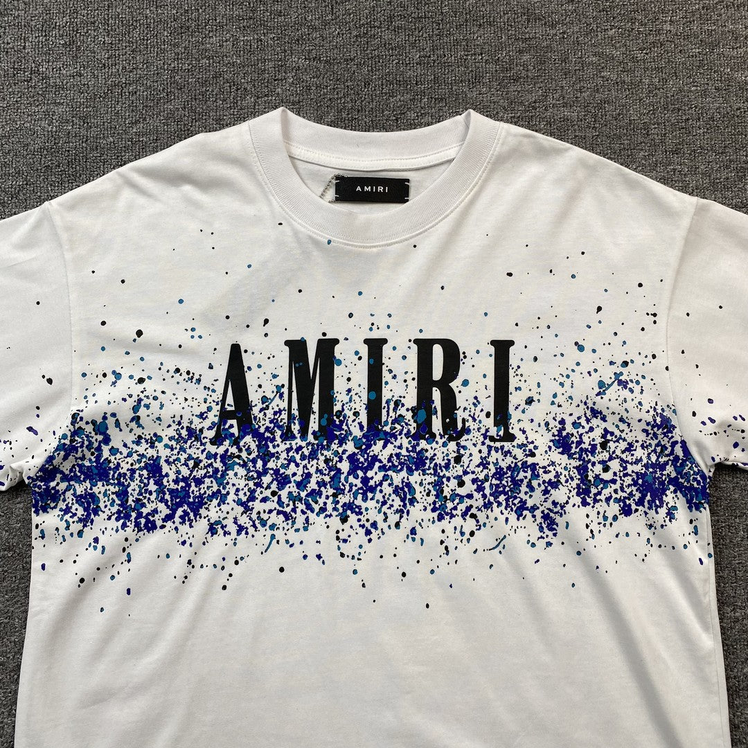 Remera Amiri Crystal Core Logo Blanca