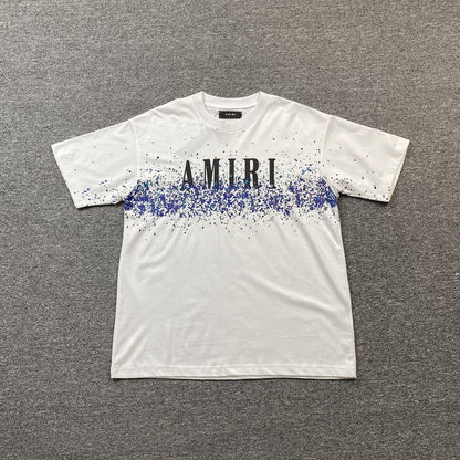 Remera Amiri Crystal Core Logo Blanca