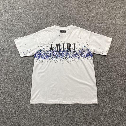 Remera Amiri Crystal Core Logo Blanca