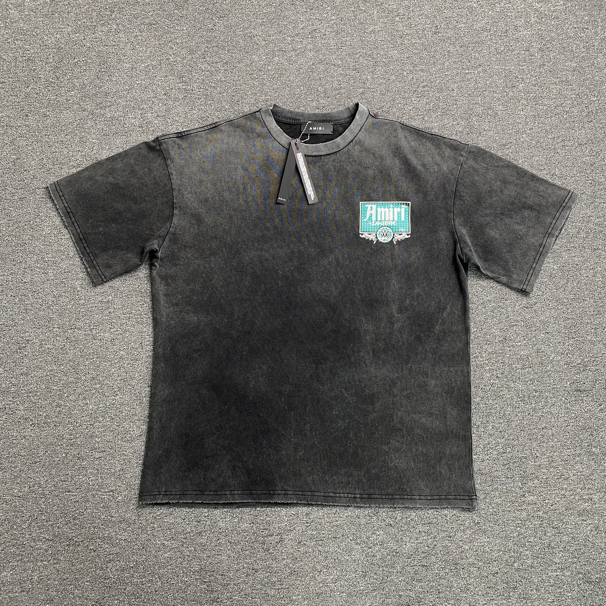 Remera Amiri Crystal Lounge Negra