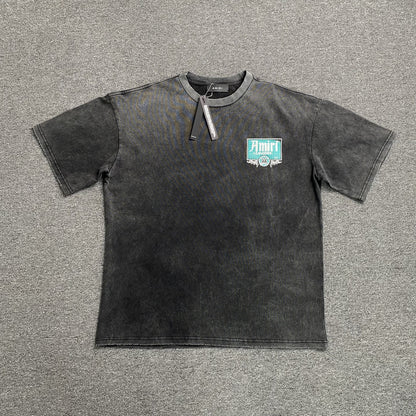Remera Amiri Crystal Lounge Negra