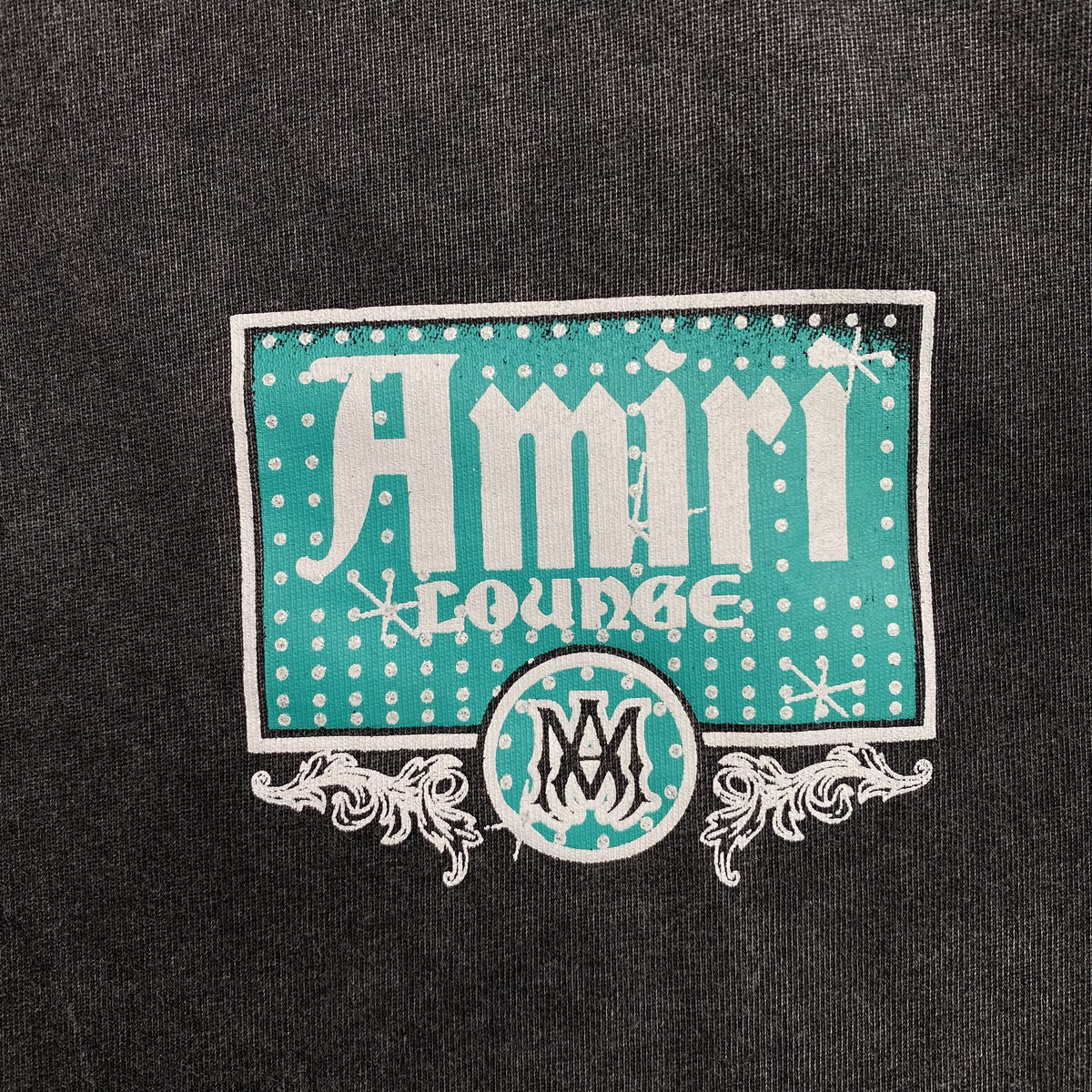 Remera Amiri Crystal Lounge Negra
