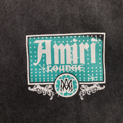 Remera Amiri Crystal Lounge Negra