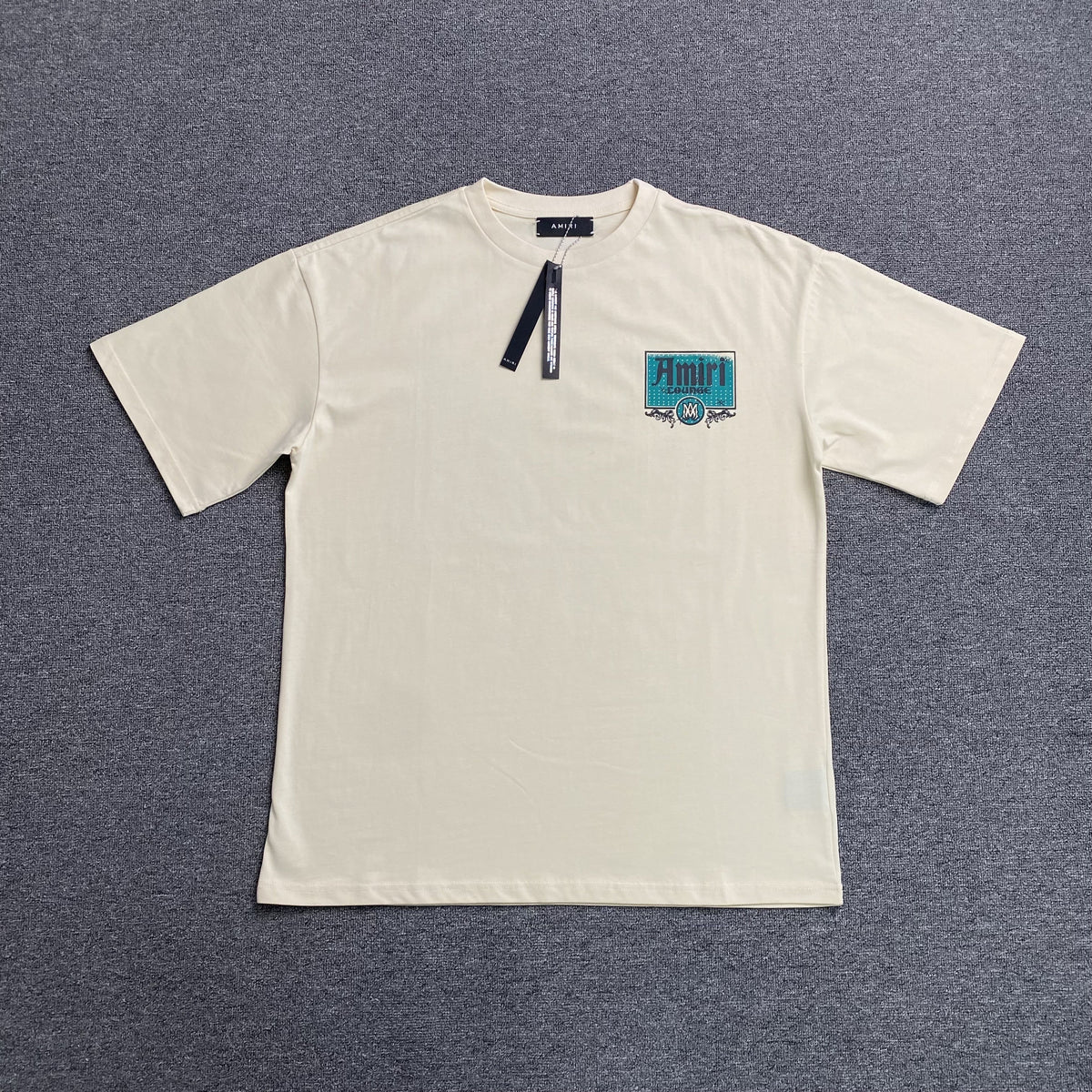 Remera Amiri Crystal Lounge Blanca