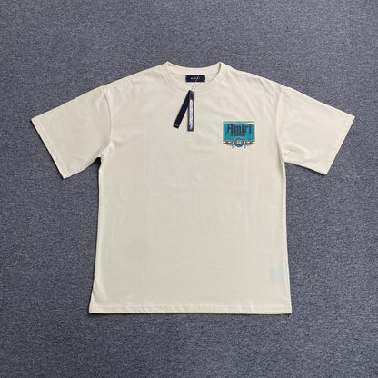 Remera Amiri Crystal Lounge Blanca