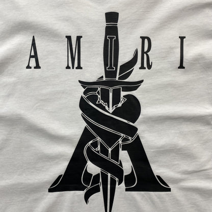 Remera Amiri Dagger Blanca