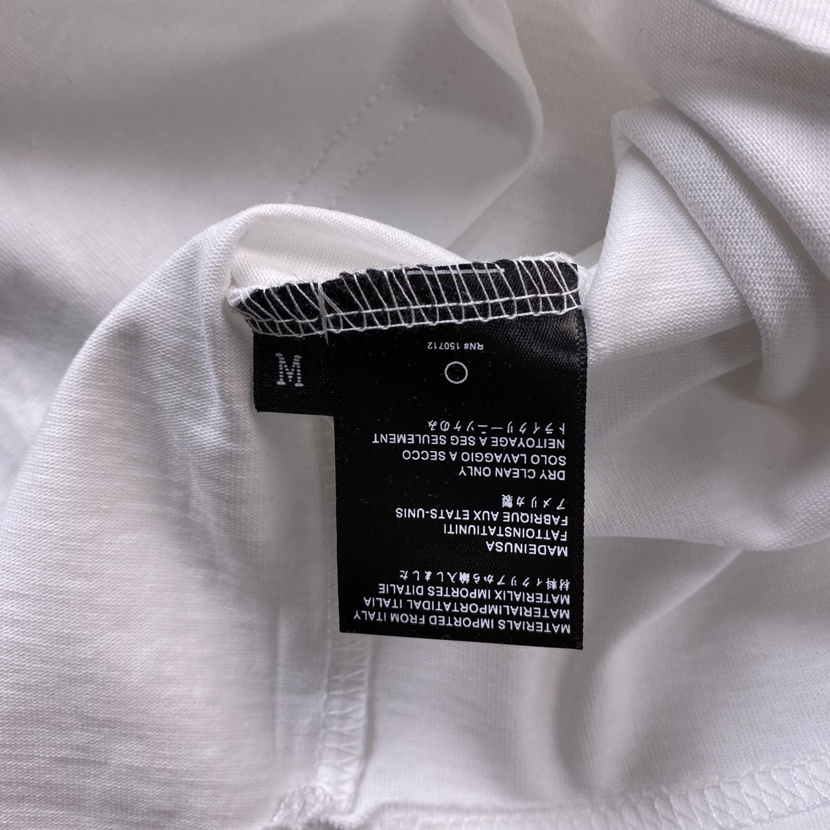 Remera Amiri Dagger Blanca