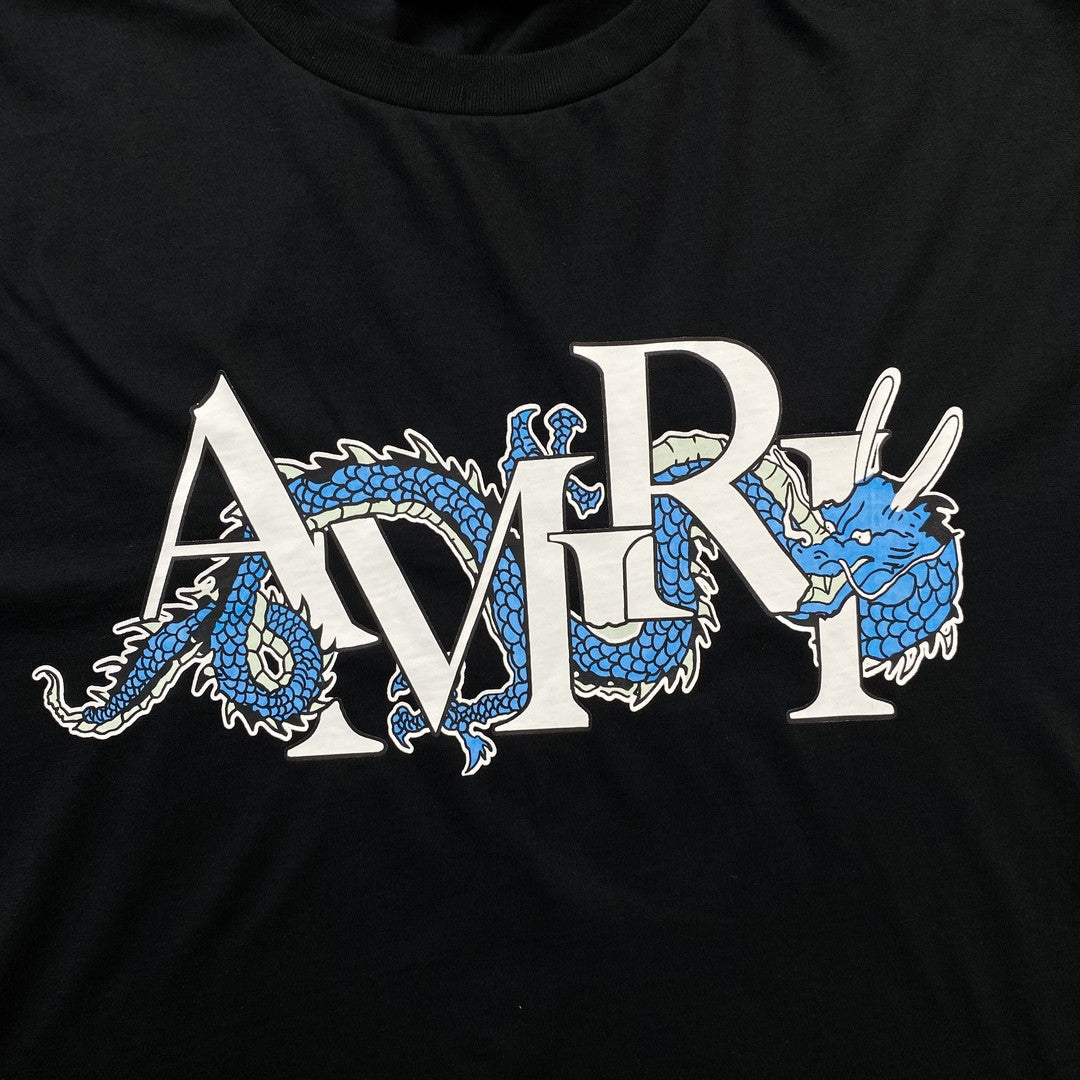 Remera Amiri Dragon Negra