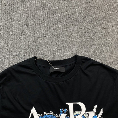 Remera Amiri Dragon Negra