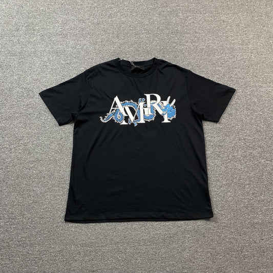 Remera Amiri Dragon Negra