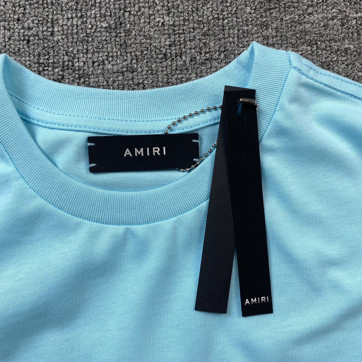 Remera Amiri Dragon Azul Celeste