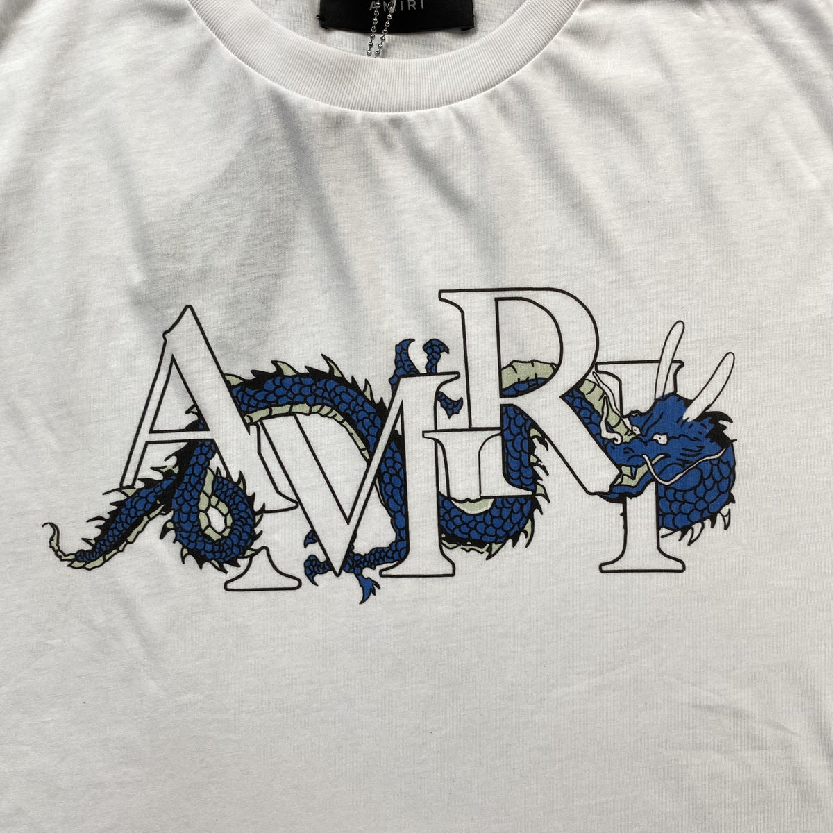 Remera Amiri Dragon Blanca