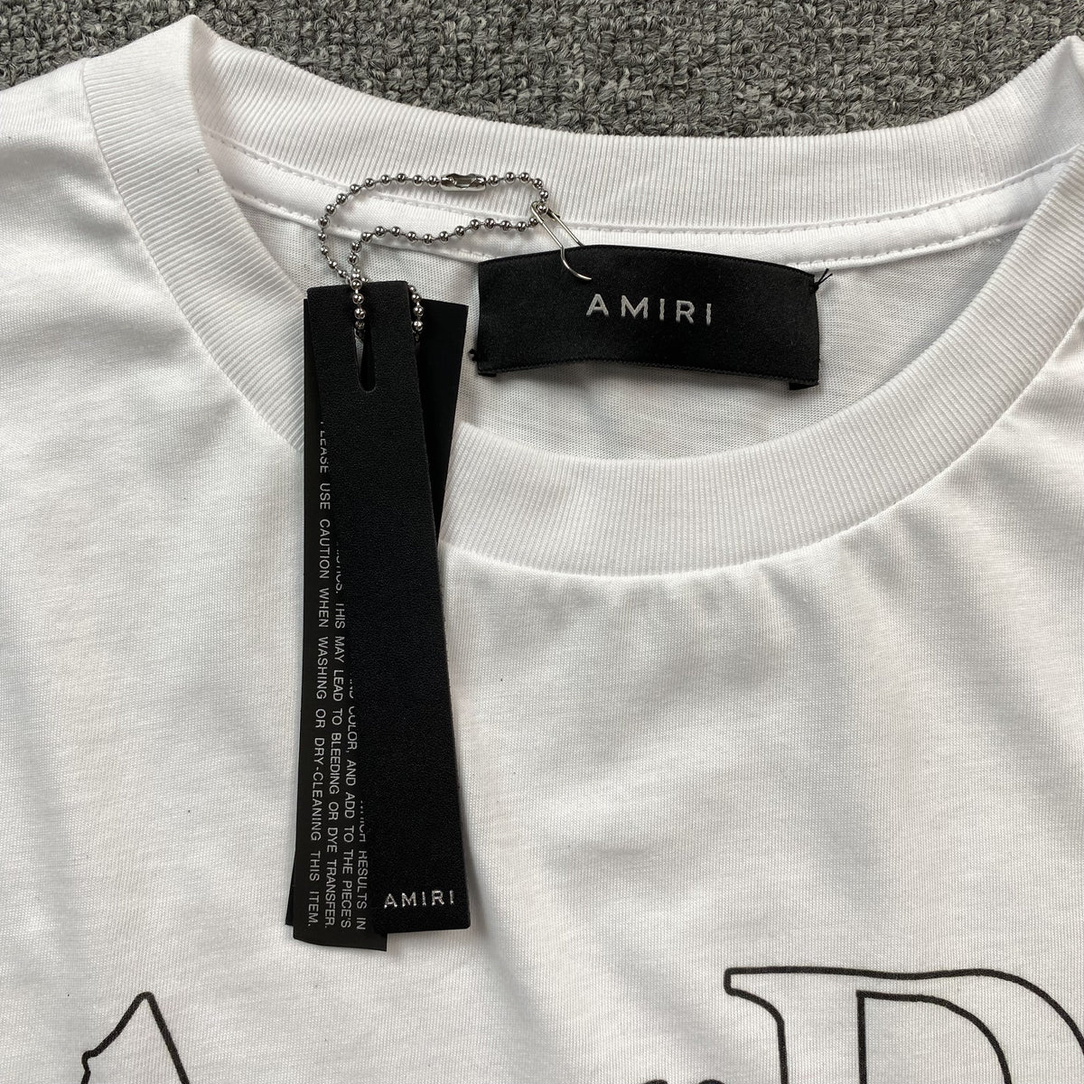 Remera Amiri Dragon Blanca