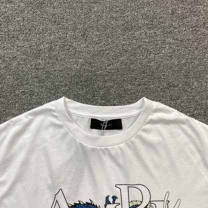 Remera Amiri Dragon Blanca