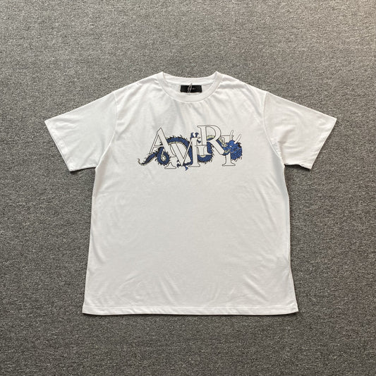 Remera Amiri Dragon Blanca